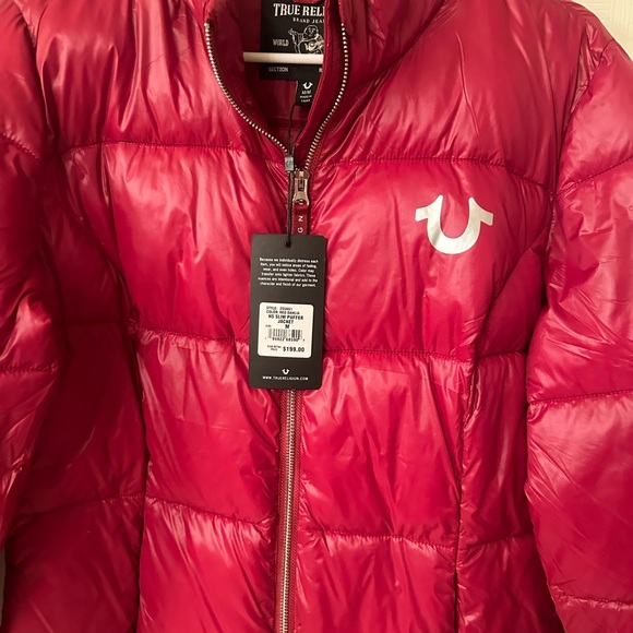NWT True Religion Puffer Jacket - Picture 2 of 3